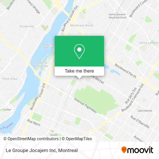 Le Groupe Jocajem Inc map