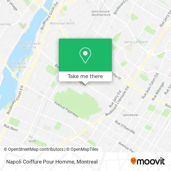 Napoli Coiffure Pour Homme map