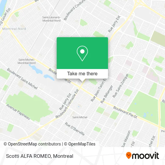 Scotti ALFA ROMEO map