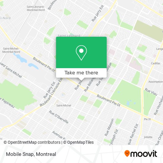 Mobile Snap map