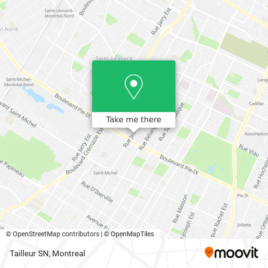 Tailleur SN map