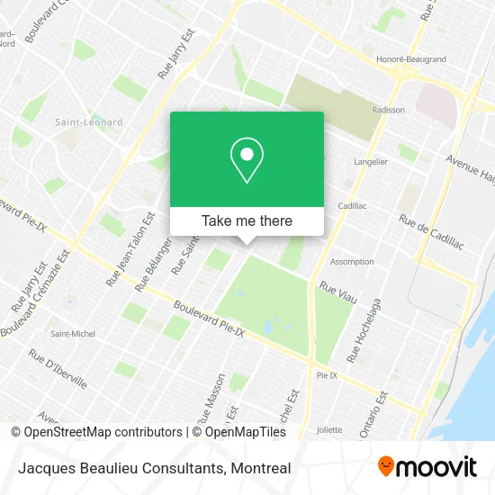 Jacques Beaulieu Consultants map