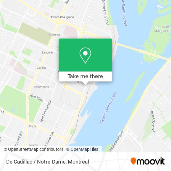 De Cadillac / Notre-Dame map