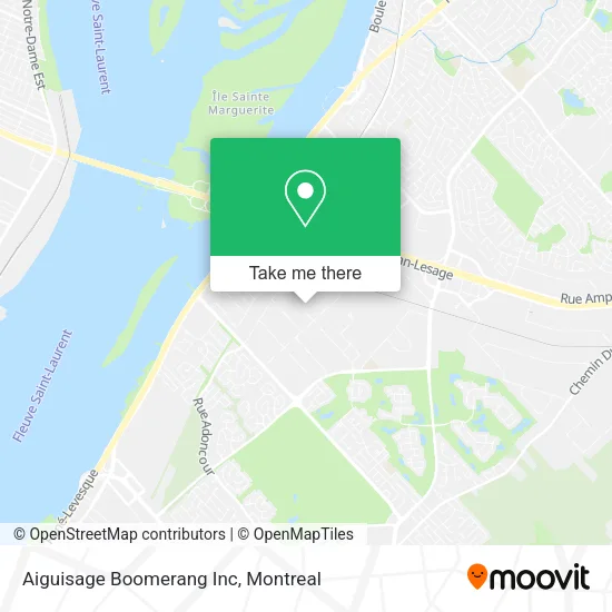 Aiguisage Boomerang Inc map