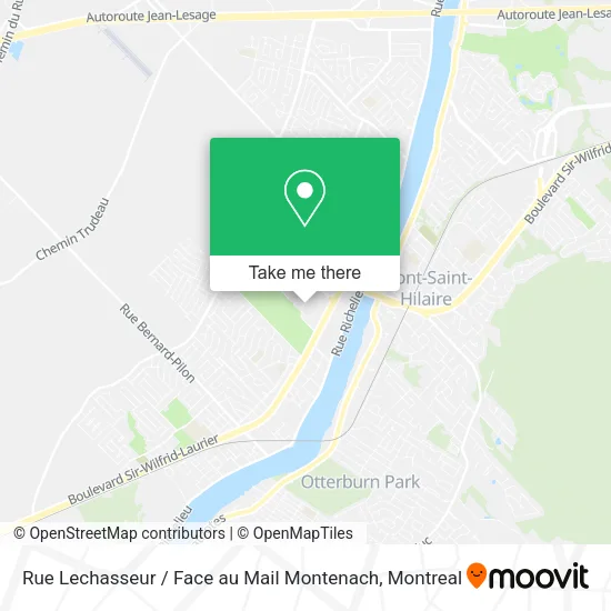 Rue Lechasseur / Face au Mail Montenach map