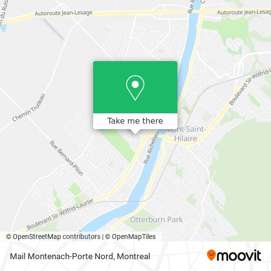 Mail Montenach-Porte Nord map