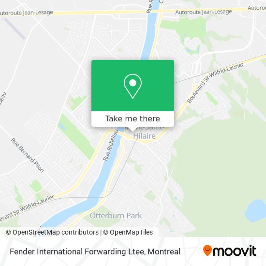 Fender International Forwarding Ltee map