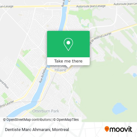 Dentiste Marc Ahmarani map