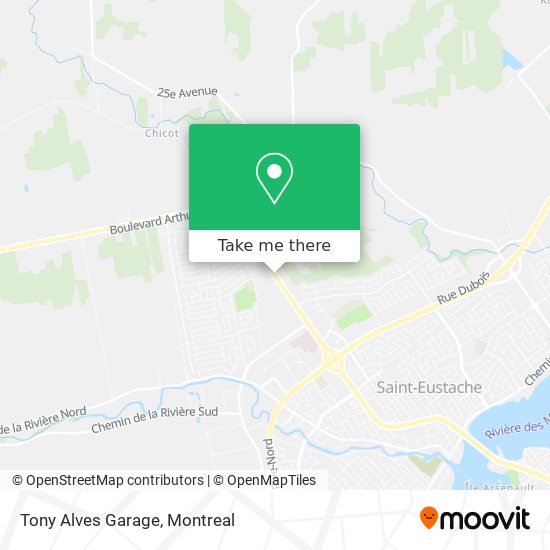 Tony Alves Garage map