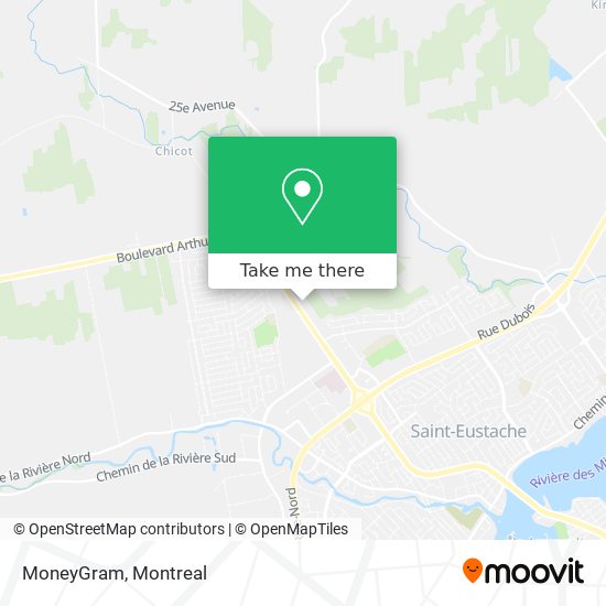 MoneyGram map