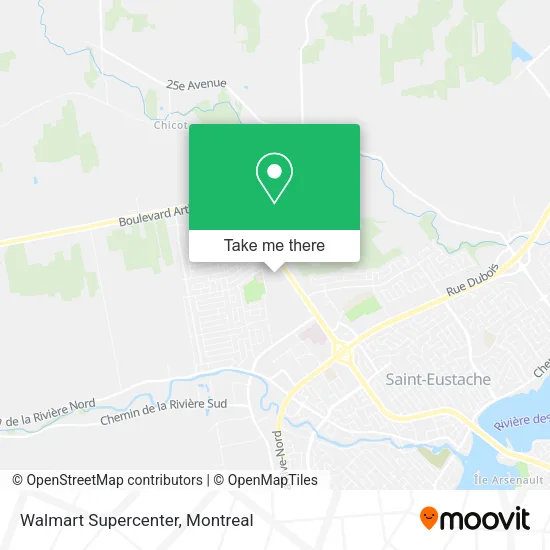 Walmart Supercenter map
