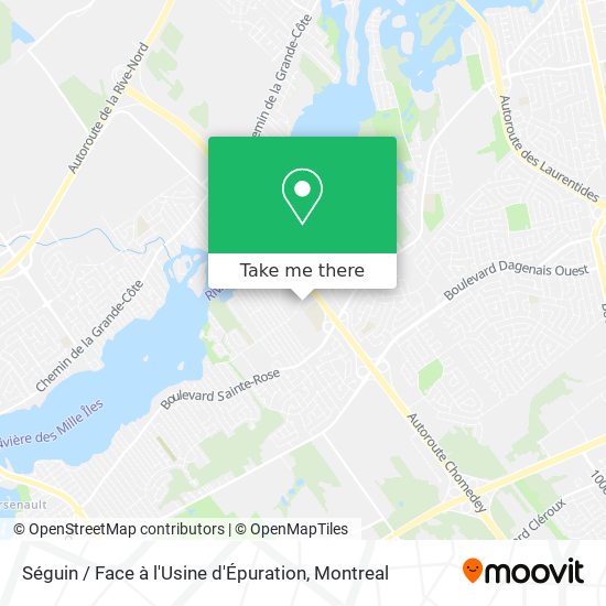 Séguin / Face à l'Usine d'Épuration map