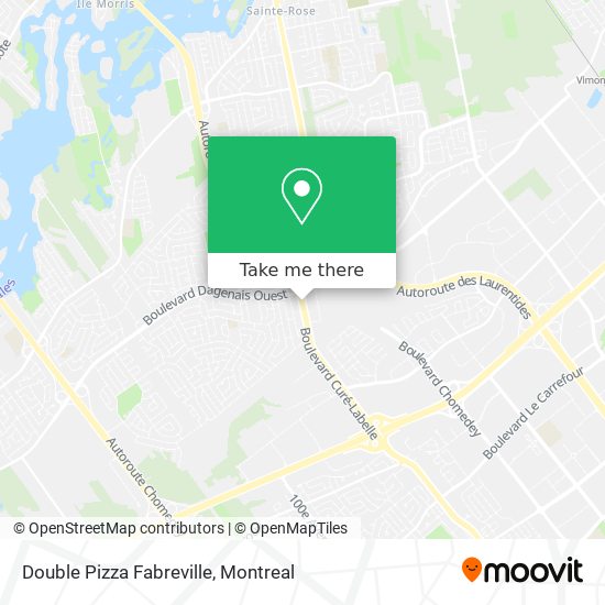 Double Pizza Fabreville map
