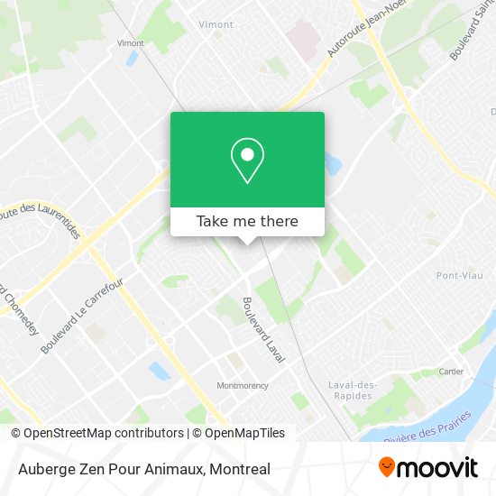 Auberge Zen Pour Animaux map