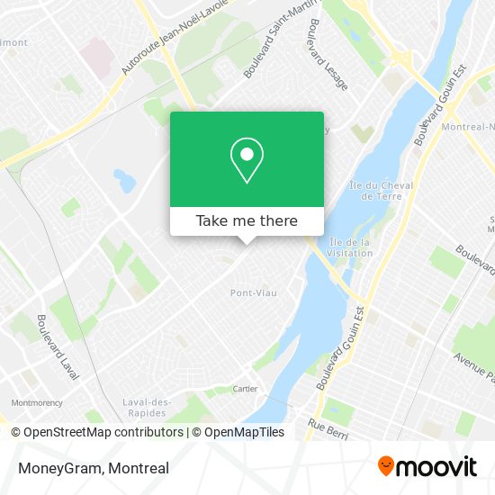 MoneyGram map