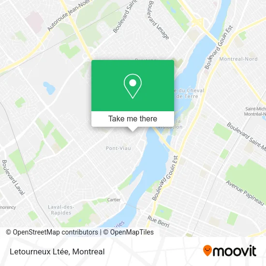 Letourneux Ltée map