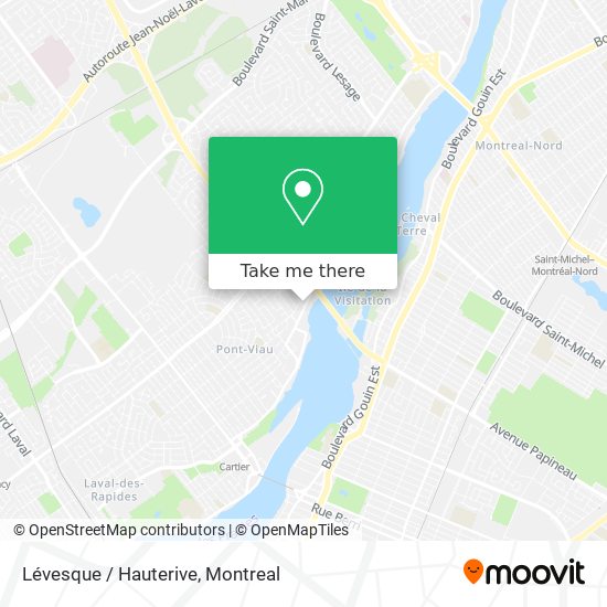 Lévesque / Hauterive map