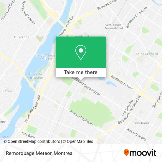 Remorquage Meteor map