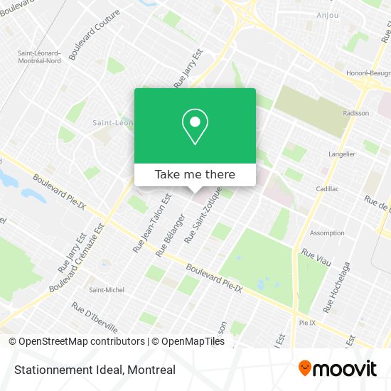 Stationnement Ideal map