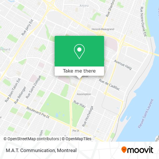 M.A.T. Communication map