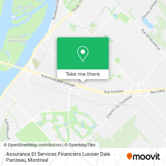 Assurance Et Services Financiers Lussier Dale Parizeau map