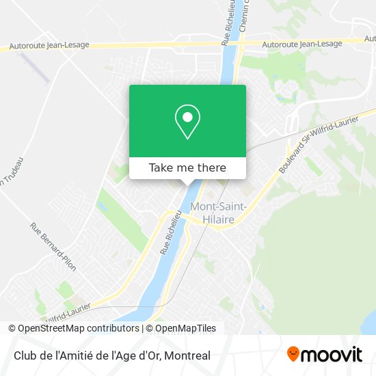 Club de l'Amitié de l'Age d'Or map