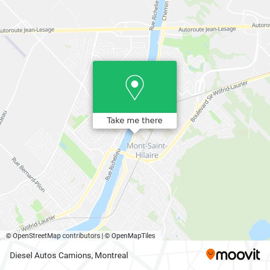 Diesel Autos Camions map