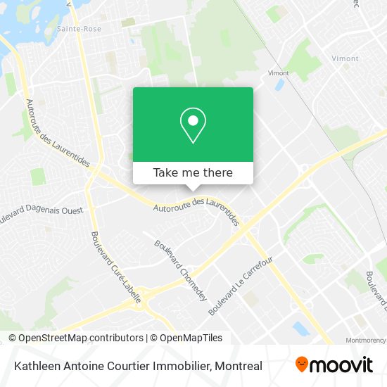 Kathleen Antoine Courtier Immobilier map