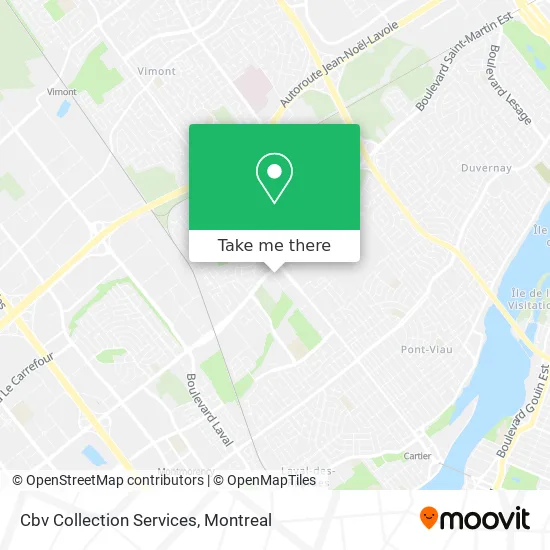 Cbv Collection Services map