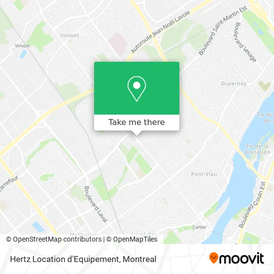 Hertz Location d'Equipement map