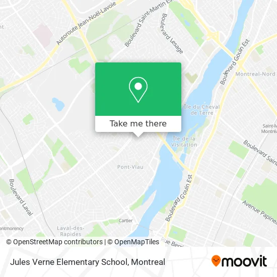 Jules Verne Elementary School map