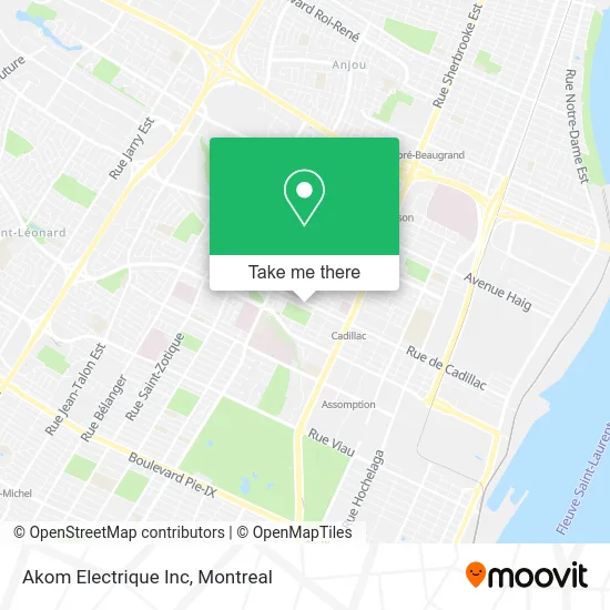 Akom Electrique Inc map