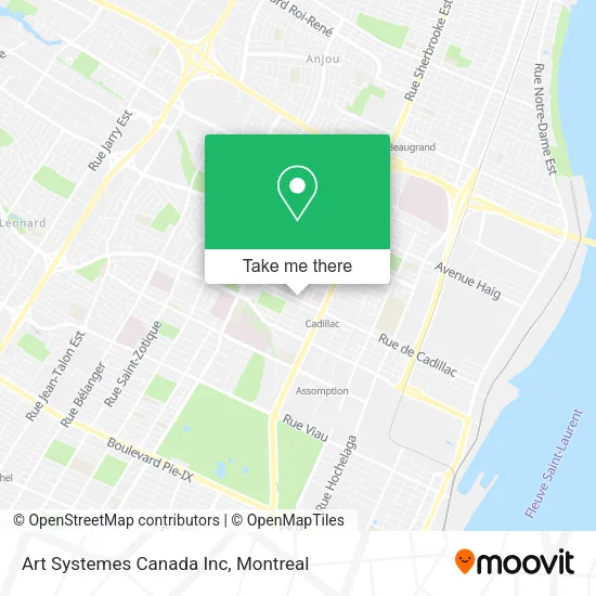 Art Systemes Canada Inc map