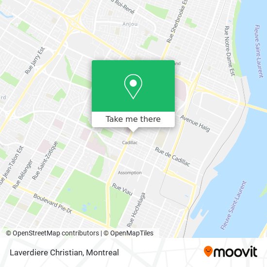 Laverdiere Christian map