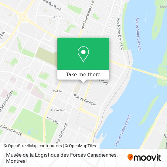 Musée de la Logistique des Forces Canadiennes map