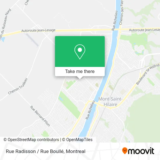 Rue Radisson / Rue Boullé map