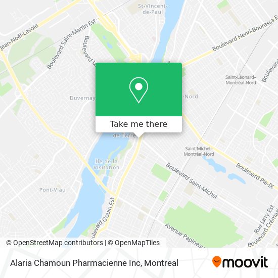 Alaria Chamoun Pharmacienne Inc map