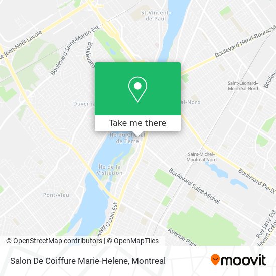 Salon De Coiffure Marie-Helene map