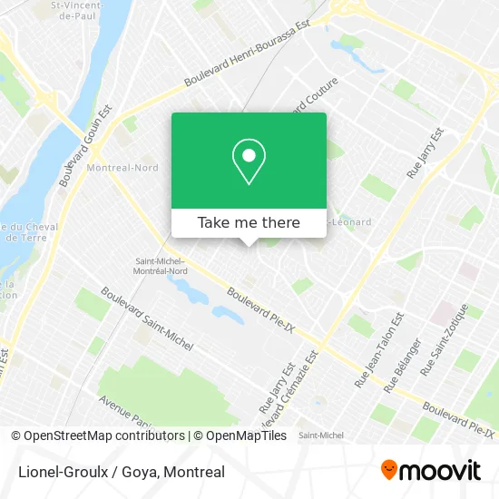 Lionel-Groulx / Goya map