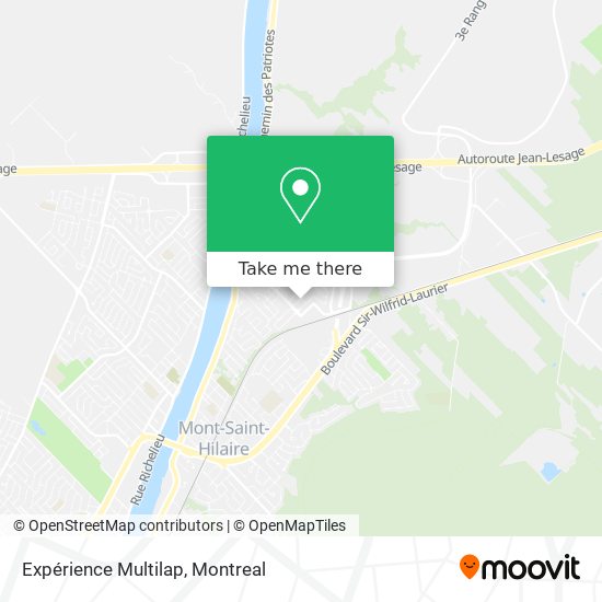 Expérience Multilap map