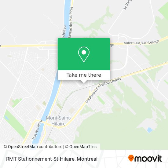 RMT Stationnement-St-Hilaire map