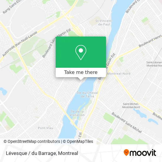 Lévesque / du Barrage map