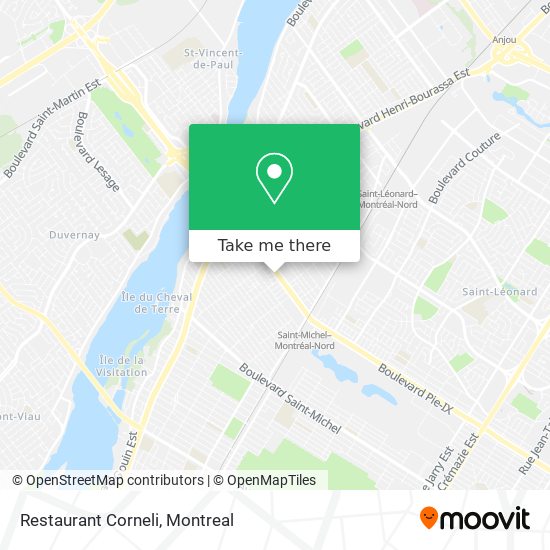 Restaurant Corneli map
