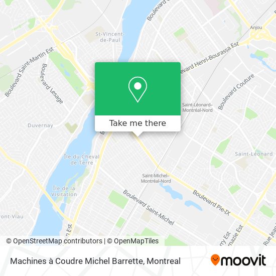 Machines à Coudre Michel Barrette map