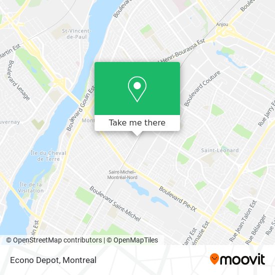 Econo Depot map