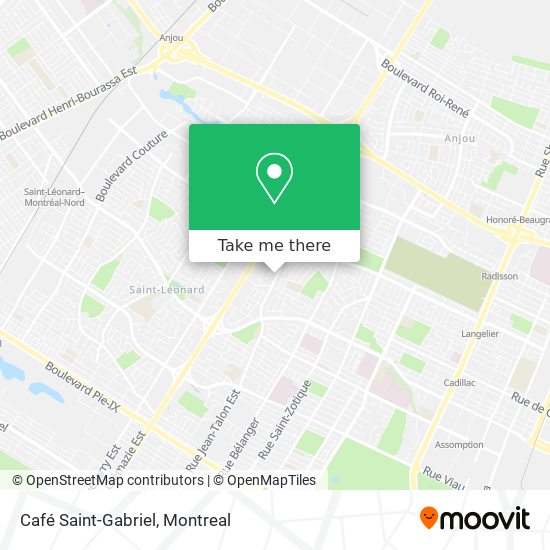 Café Saint-Gabriel map