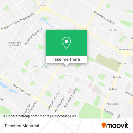 Decobex map