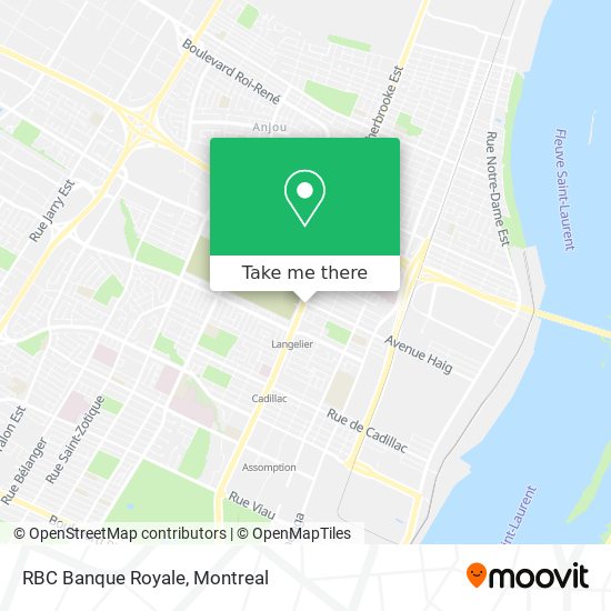 RBC Banque Royale map