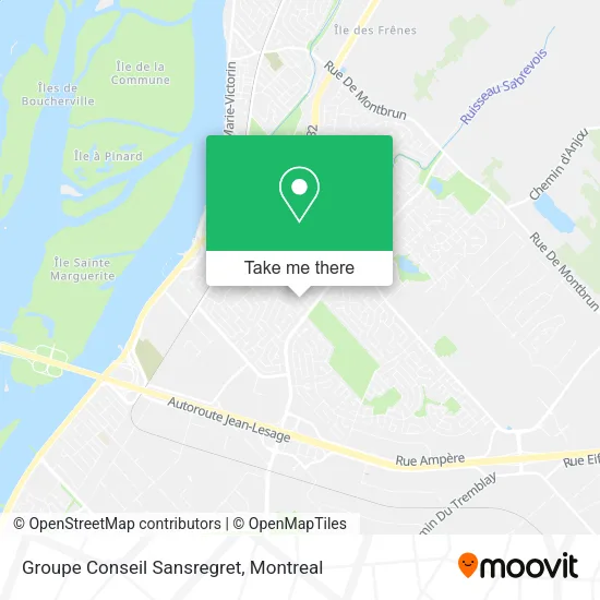 Groupe Conseil Sansregret map
