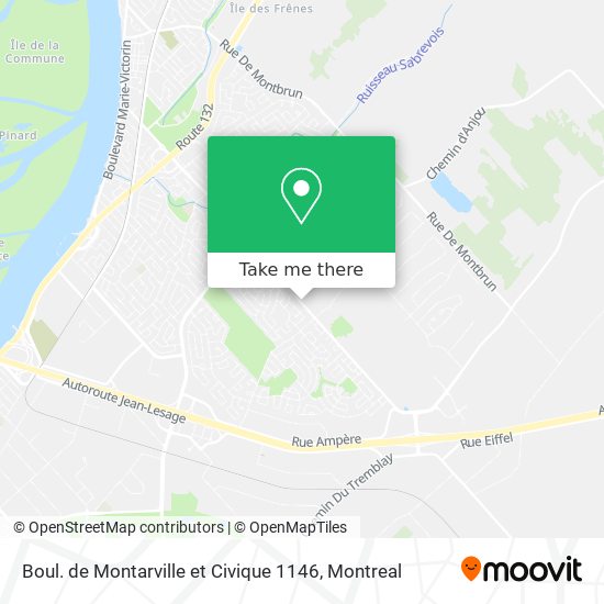 Boul. de Montarville et Civique 1146 map